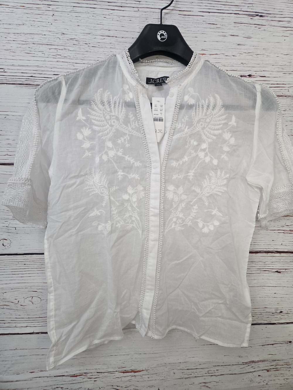 J.Crew Women’s Light Blue Chambray Button Down Shirt Size 4 NWT